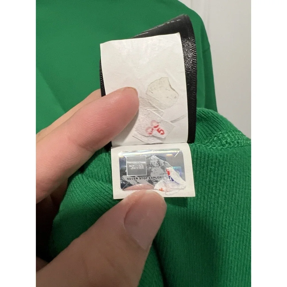 The North Face 1/4 Zip Pullover‎ Men's Size XXL Green Polyester Shell